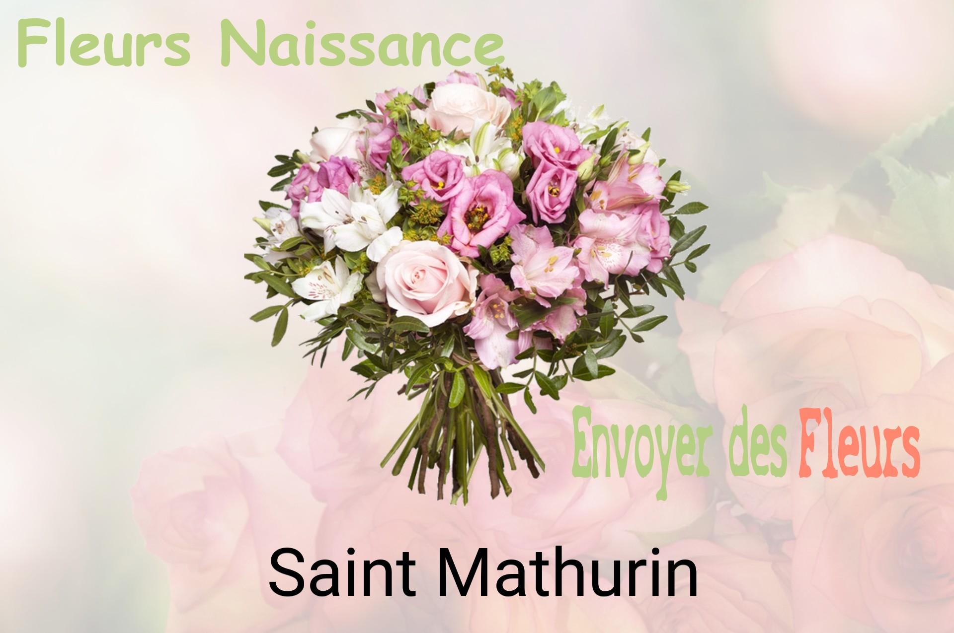 Bouquet de fleurs de naissance livré à Saint-Mathurin
